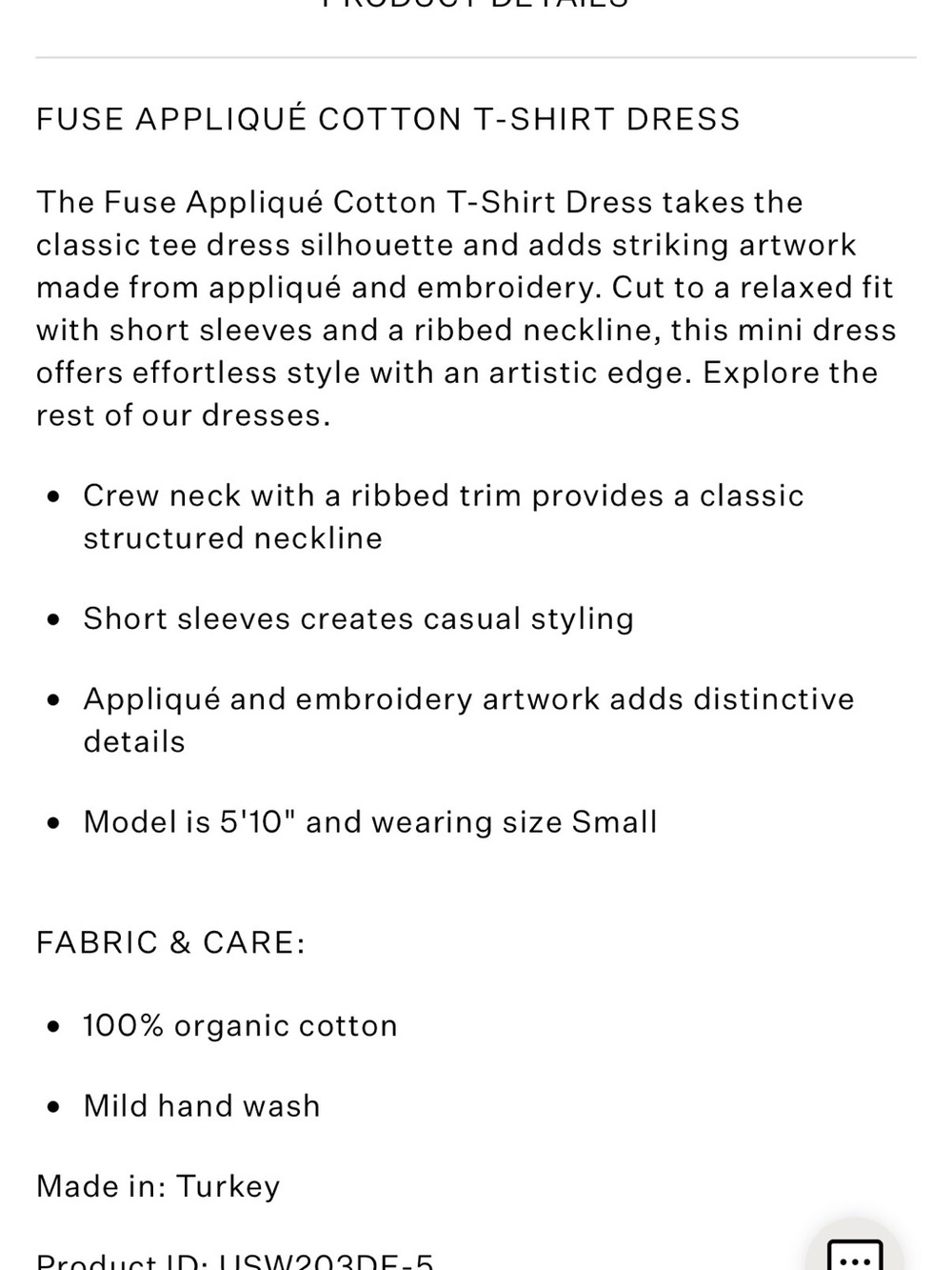 All Saints Black Fuse Appliqué Cotton T-Shirt Dress - Picture 5 of 5